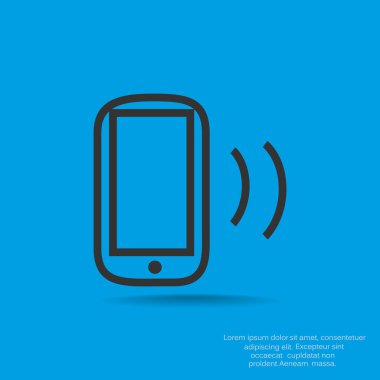 Boş ekranlı basit akıllı telefon