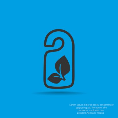 Eko etiket simge asılı