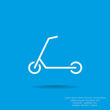 Scooter için çocuk simgesi