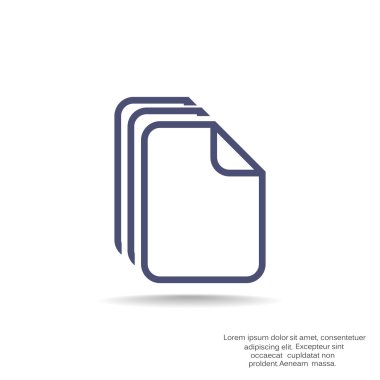 Dosyaları veya belgeleri web simgesi