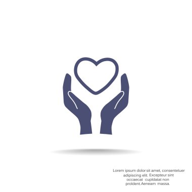 Kardiyoloji sembol basit simgesini