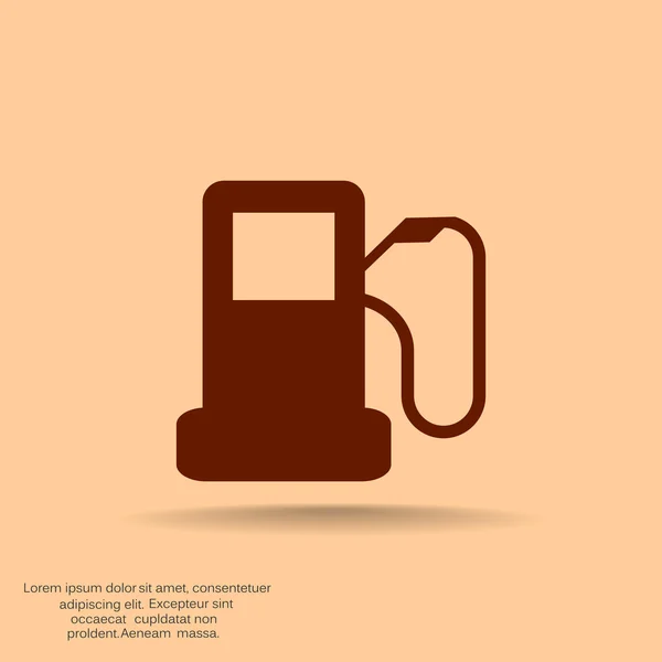 Autorefuelling simple web icon — Stock Vector