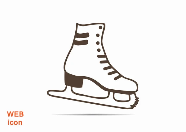 Icône web chaussures de skate — Image vectorielle