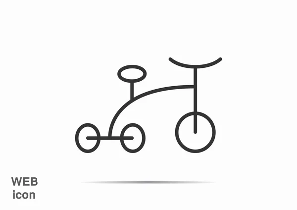 Triciclo do bebê ícone simples —  Vetores de Stock