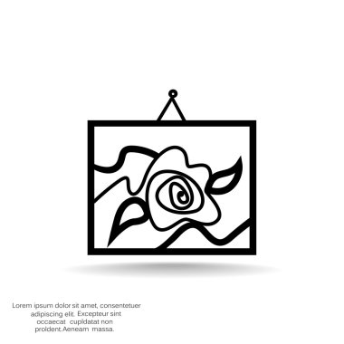 çerçeveli resim simgesi