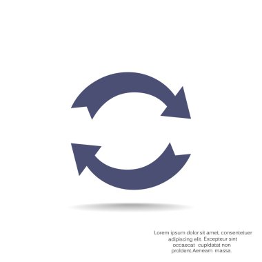 Oklar web simgesi olan daire