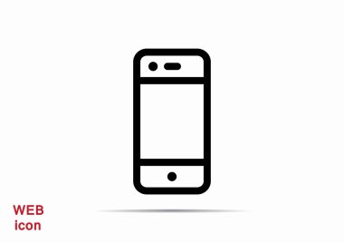 Boş ekranlı basit akıllı telefon