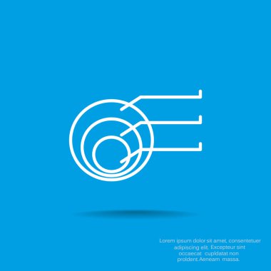 Yuvarlak Infographic web simgesi