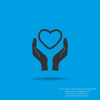 Kardiyoloji sembol basit simgesini