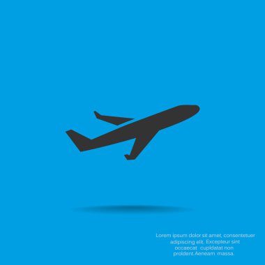 uçak web simgesi