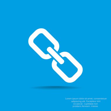 Basit zincir web simgesi