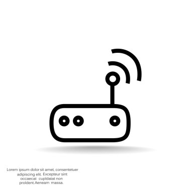 Wi-Fi Router simgesi