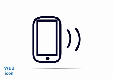 Boş ekranlı basit akıllı telefon