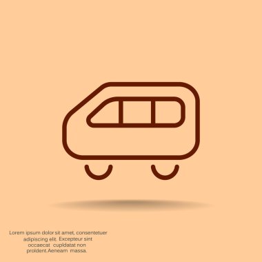 Basit veri yolu web simgesi