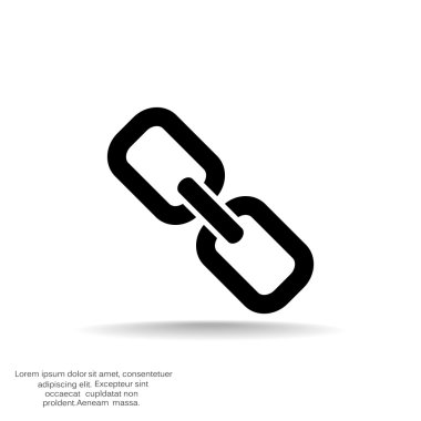 Basit zincir web simgesi