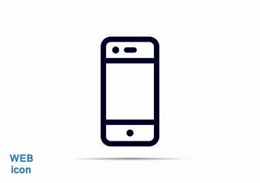 Boş ekranlı basit akıllı telefon