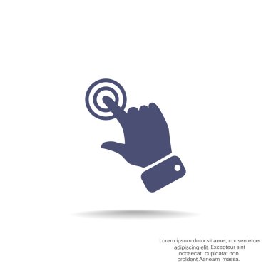 Dokunmatik ekran web simgesi