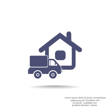 Kamyon evi web simgesinin yanında
