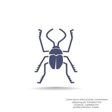 Anahat böceği böcek simgesiyle
