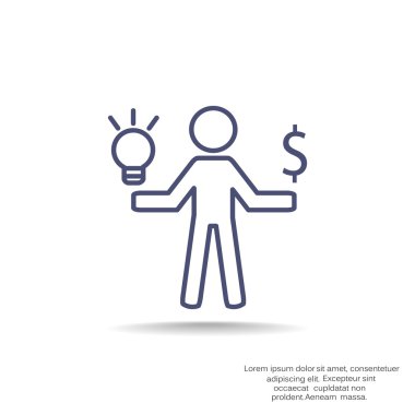 Adam ve ışık işareti fikirler