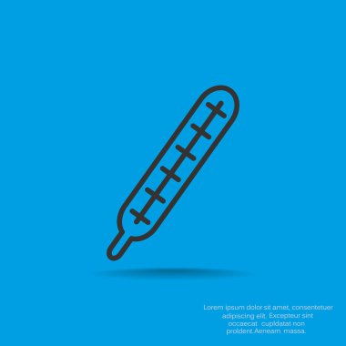 medikal termometre web simgesi