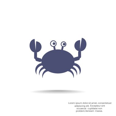 Doodle Yengeç web simgesi