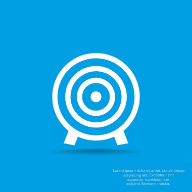 Yuvarlak hedef web simgesi