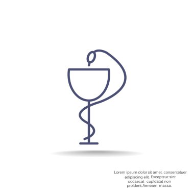 Yılan ve Kupası eczane simgesiyle