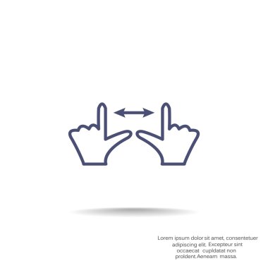 Dokunmatik ekran web simgesi