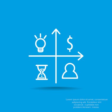 İş ile grafik simgesini simgeleri