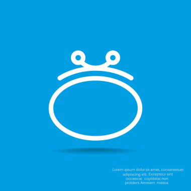 Basit cüzdan web simgesi