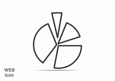 Yuvarlak Infographic web simgesi