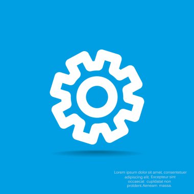 Tek yönlü dişli basit simgesini