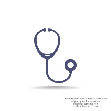 basit stetoskop simgesi