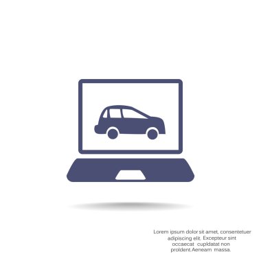 basit araç simgesini