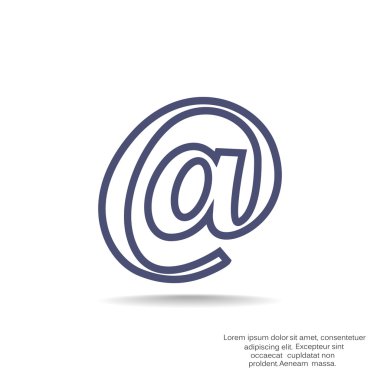 E-posta işareti web simgesi