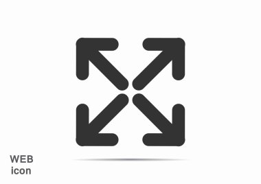 Kare simgesi dört ok