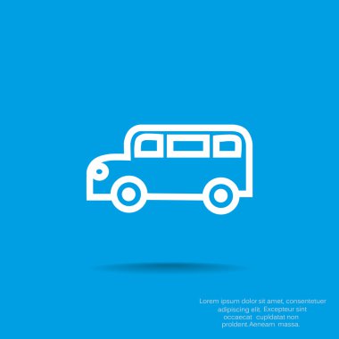 okul servisi simgesi