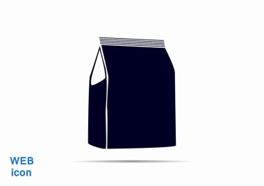 Kağıt ürün paketi web simgesi