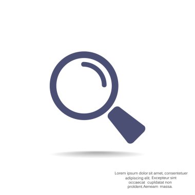 Basit büyüteç simgesini