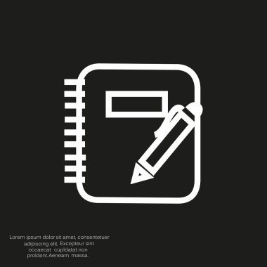 Not defteri üzerine kalem