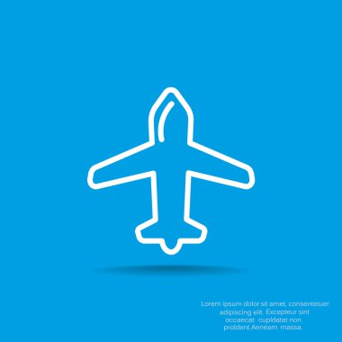 uçak web simgesi
