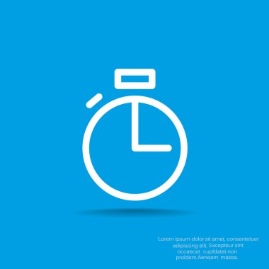 Basit kronometre web simgesi