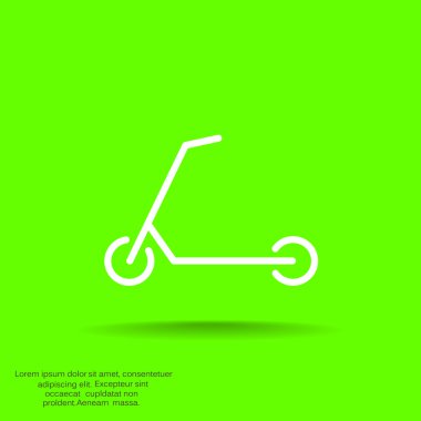 Scooter için çocuk simgesi