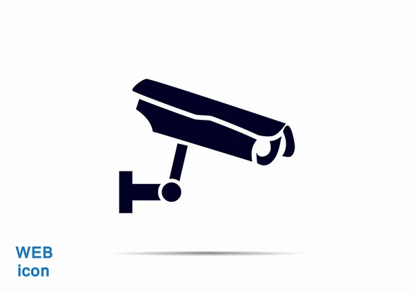 Surveillance camera simple icon — Stock Vector