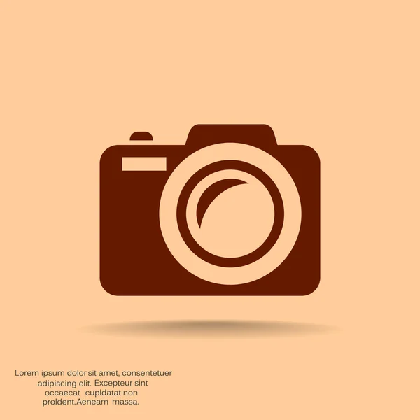 Photo camera icon — Stock Vector