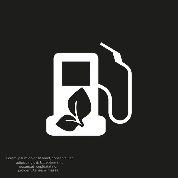 Eco combustível ícone simples —  Vetores de Stock