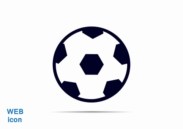 Ícone da web bola de futebol — Vetor de Stock