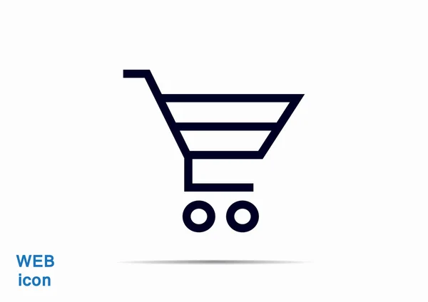 Icono del carrito de compras — Vector de stock