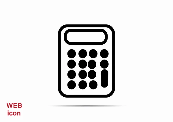 Calculadora icono web — Archivo Imágenes Vectoriales